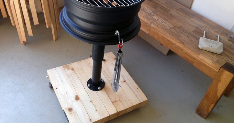 Upcycling Felge – Der Grill